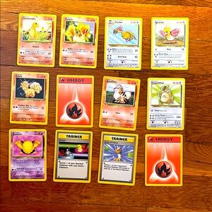 Pokemon Trading Card Collection 12 cards